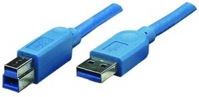 Кабель Atcom USB - USB Type-B V 3.0 (M/M), 3 м, blue (12824)