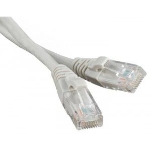 Патч-корд литой, UTP, RJ45, Cat.5e, 25m, сірий