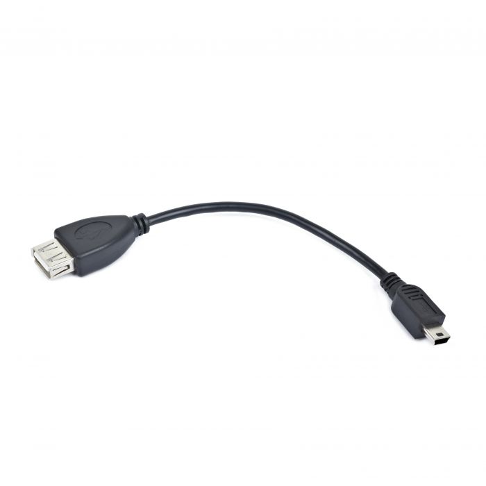 Адаптер Cablexpert A-OTG-AFBM-002 вилка USB Mini-B - розетка USB 0,1 м
