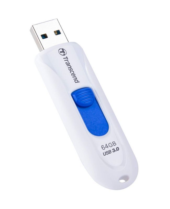 Флеш-накопитель USB3.0 64GB Transcend JetFlash 790 White (TS64GJF790W)