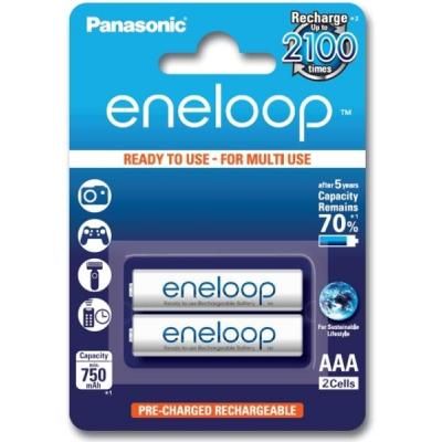 Акумулятори Panasonic Eneloop AAA/HR03 NI-MH 750 mAh BL 2 шт