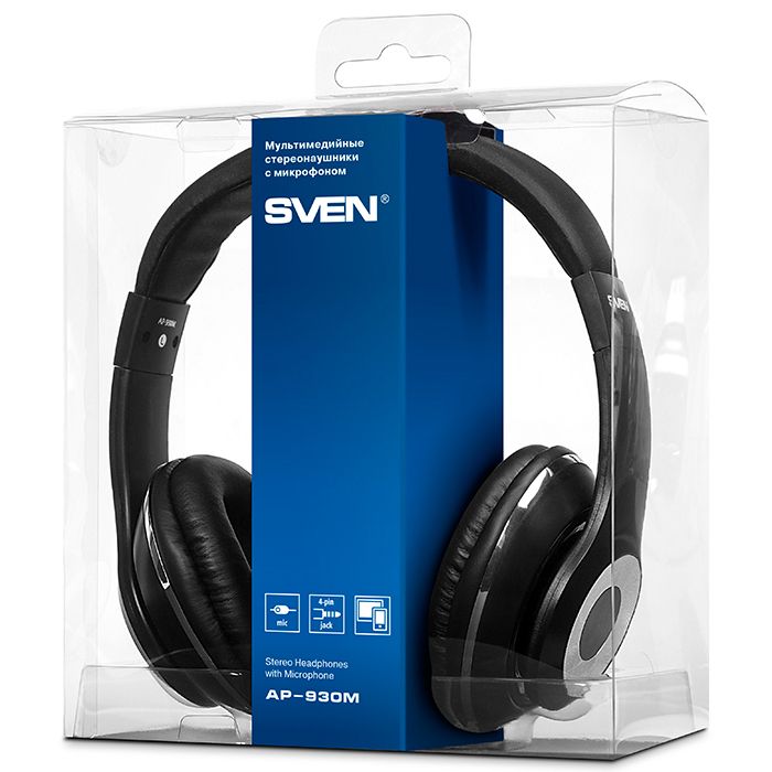 Гарнітура Sven AP-930M Black/Silver