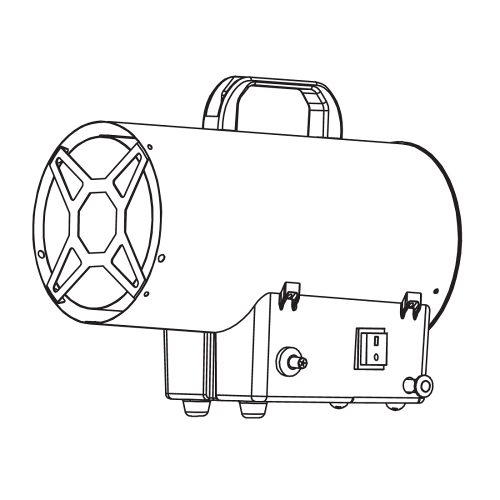 Обігрівач газовий Vitals GH-152