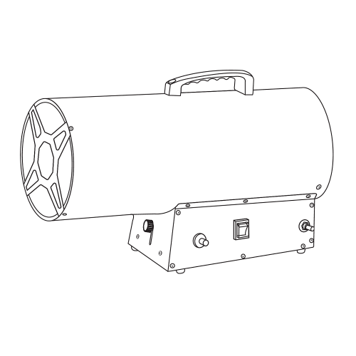 Обігрівач газовий Vitals GH-502