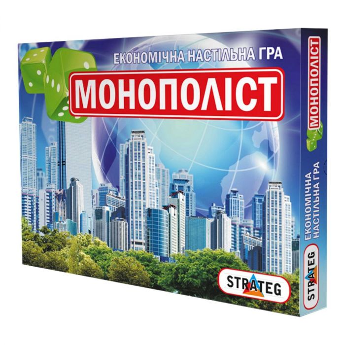 Настільна гра Strateg Монополіст велика українською мовою (508)