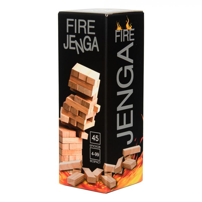 Настольная игра Strateg Fire Jenga дженга (30963)