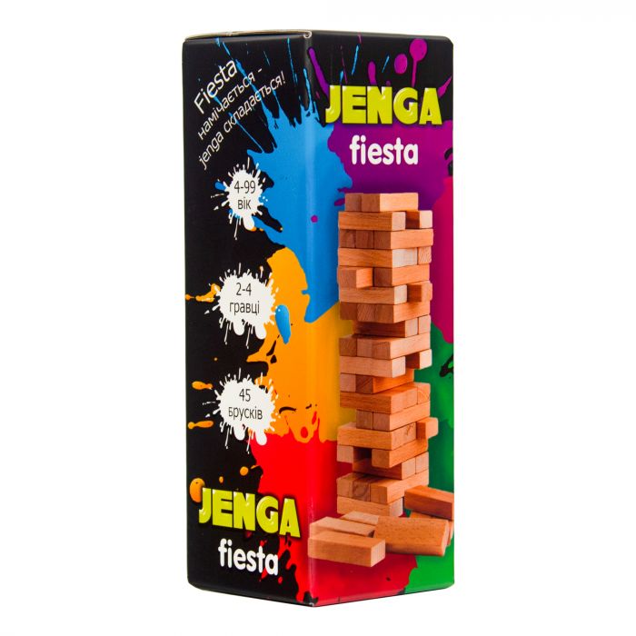 Настільна гра Jenga Fiesta дженга українською мовою (30964)