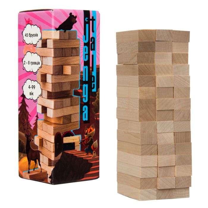 Настільна гра Strateg Jenga Tale дженга (30965)