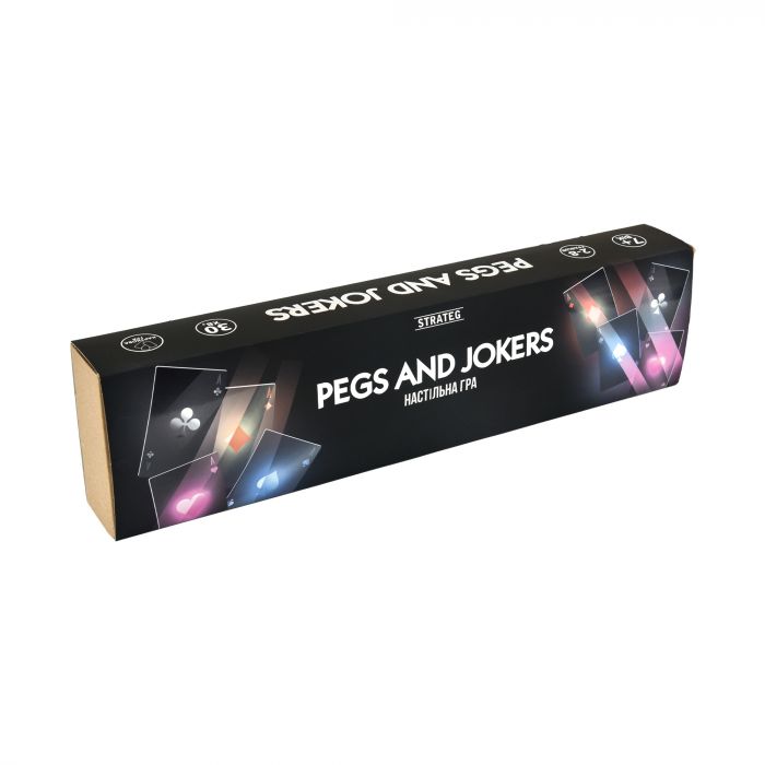 Настільна гра Pegs and Jokers Strateg українською мовою (30348)