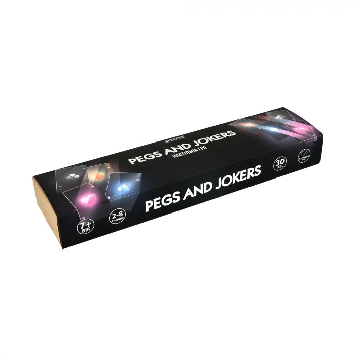 Настільна гра Pegs and Jokers Strateg українською мовою (30348)
