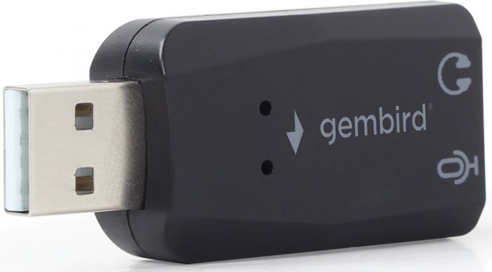 Звукова карта Gembird SC-USB2.0-01 Black