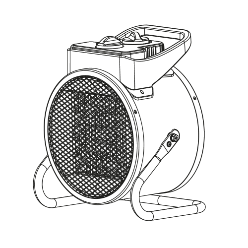 Тепловентилятор промисловий Vitals EH-37