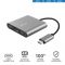 USB-хаб Trust Dalyx Aluminium USB Type-C 3-в-1 (23772)