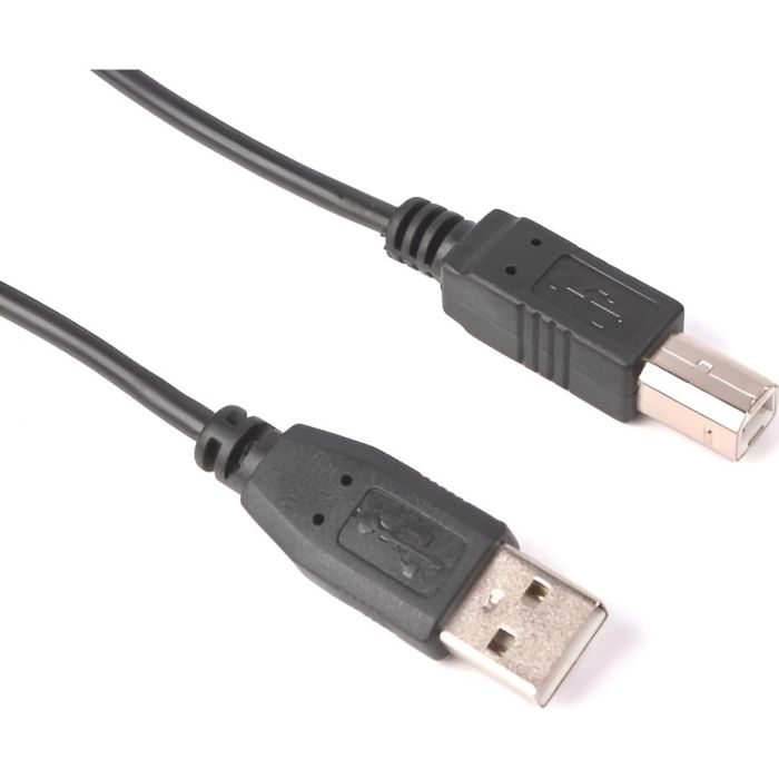 Кабель Maxxter USB - USB Type-B V 2.0 (M/M), 3 м, чорний (U-AMBM-10)