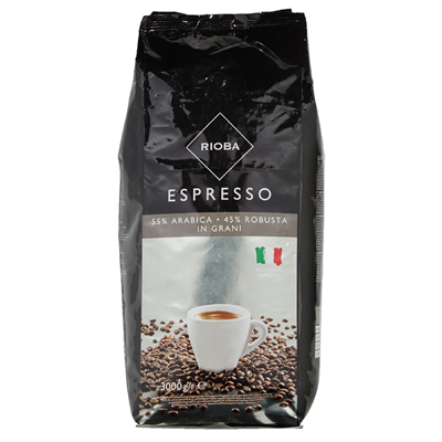 Кава Rioba Espresso натуральна смажена в зернах 3000г