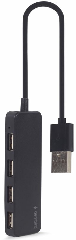 USB-хаб Gembird 4 ports Black (UHB-U2P4-06)