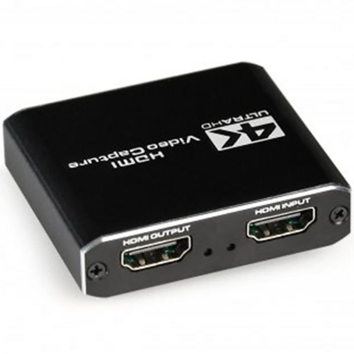 Адаптер Cablexpert HDMI - HDMI+USB+3.5 мм (F/F), Black (UHG-4K2-01)