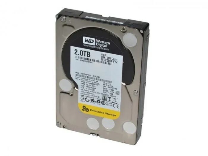 Накопичувач HDD SATA 2.0TB WD RE 7200rpm 64MB (WD2000FYYZ)