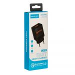 Зарядний пристрій Atcom CX-18 (1USB, 3А) QC3.0 Black (20303)